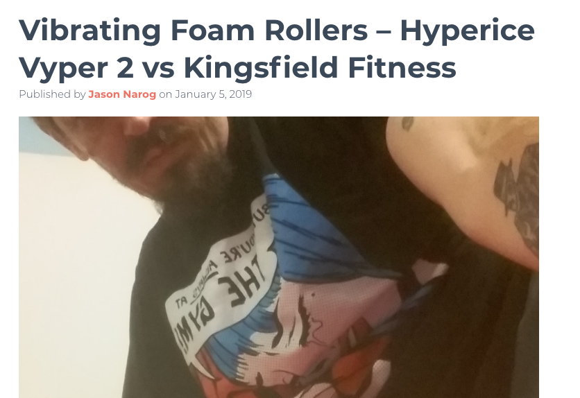 Hyperice Vyper vs Kingsfield Fitness Vibrating Foam Roller
